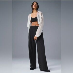 ALO Yoga Black Wide Leg Pants